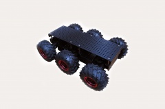 6 колесная база (DAGU educational robot 6WD wild thumper chassis (Black body with 75:1 gearbox))